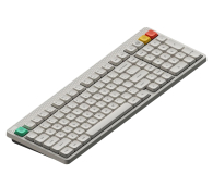 NuPhy Node 100 Low / Lunar White / Red nano - 1486685 - zdjęcie 1